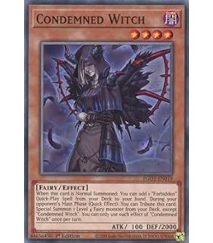 Amazon.com: YU-GI-OH! - Condemned Maiden (PRIO-EN038) - Primal